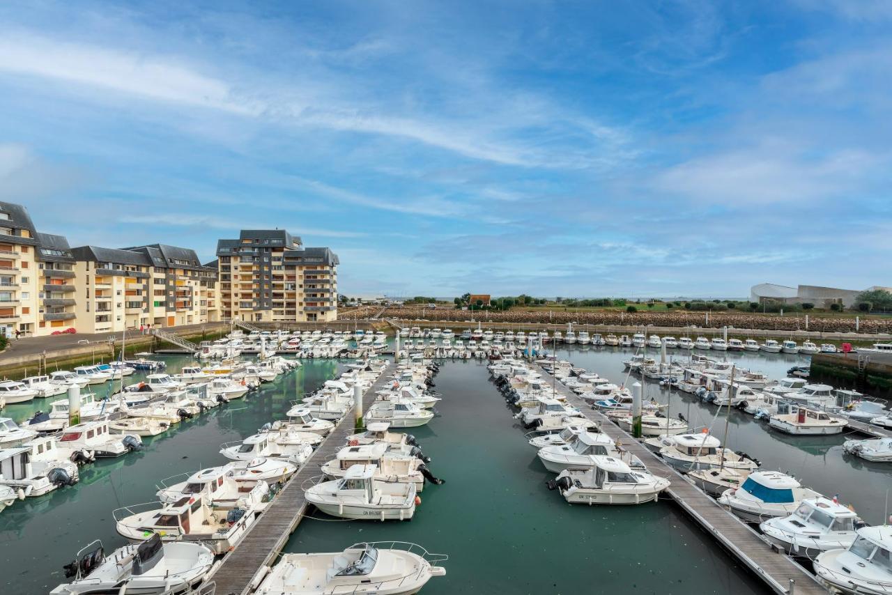 Appartement Vue Mer Et Marina, Loggia - Parking Courseulles-sur-Mer Exterior foto